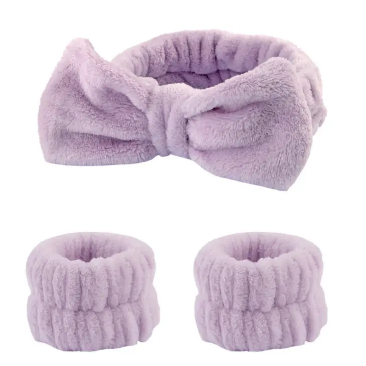 Women's Faux Fur Bow Headbands Set of 2 - Image 85