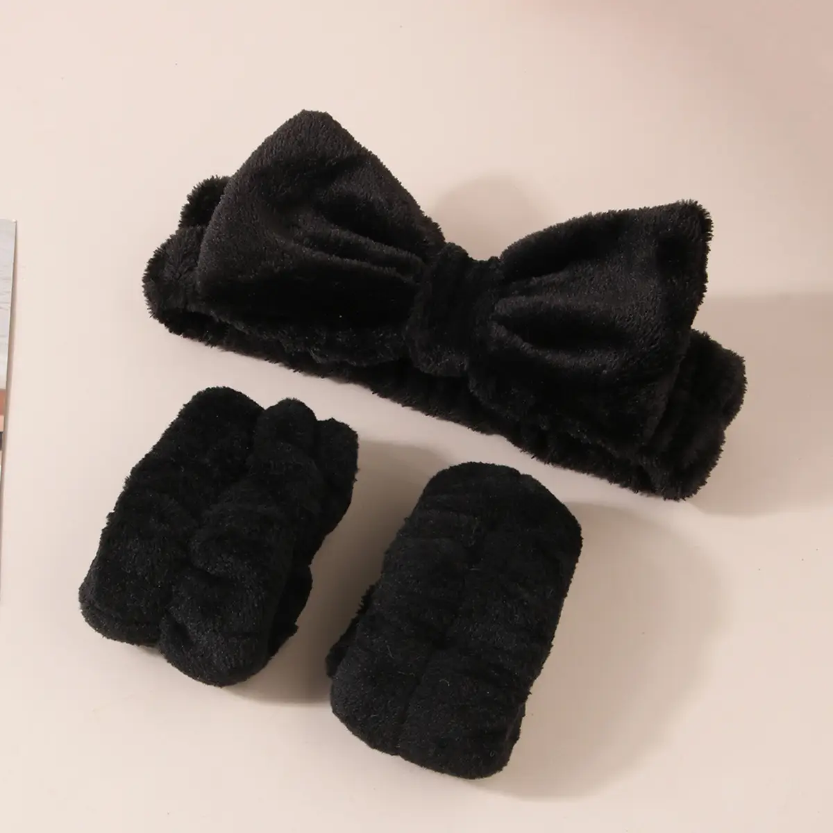 Women's Faux Fur Bow Headbands Set of 2 - Image 23