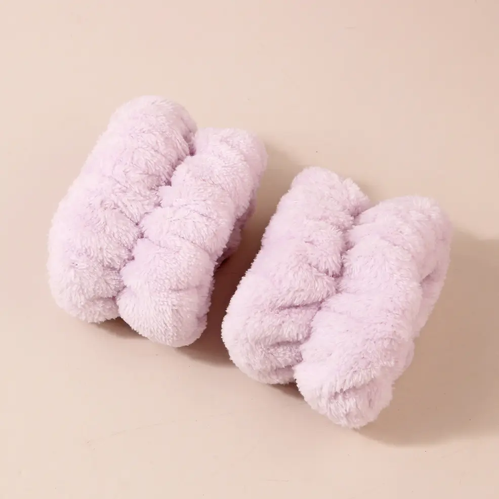 Women's Faux Fur Bow Headbands Set of 2 - Image 27