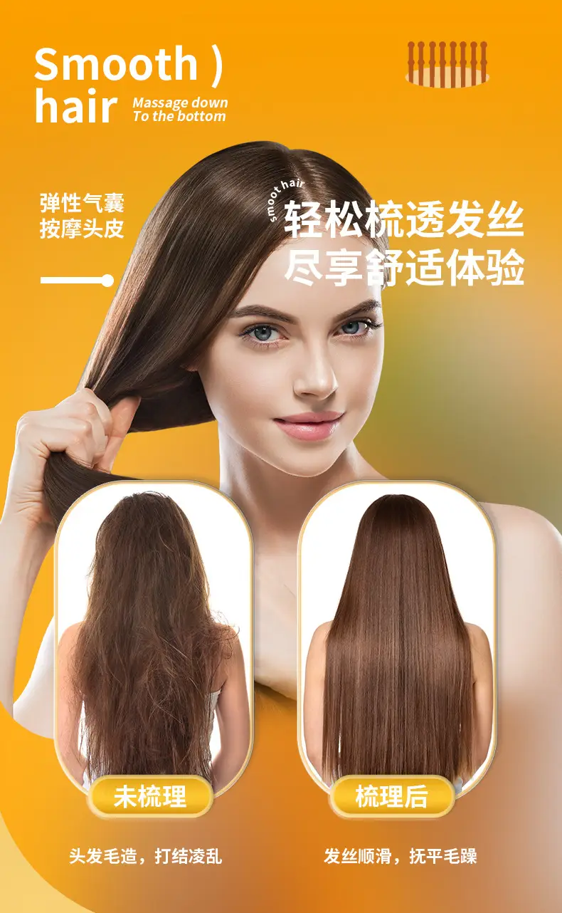 Mini Wooden Air Massage Comb for Women — feature 5