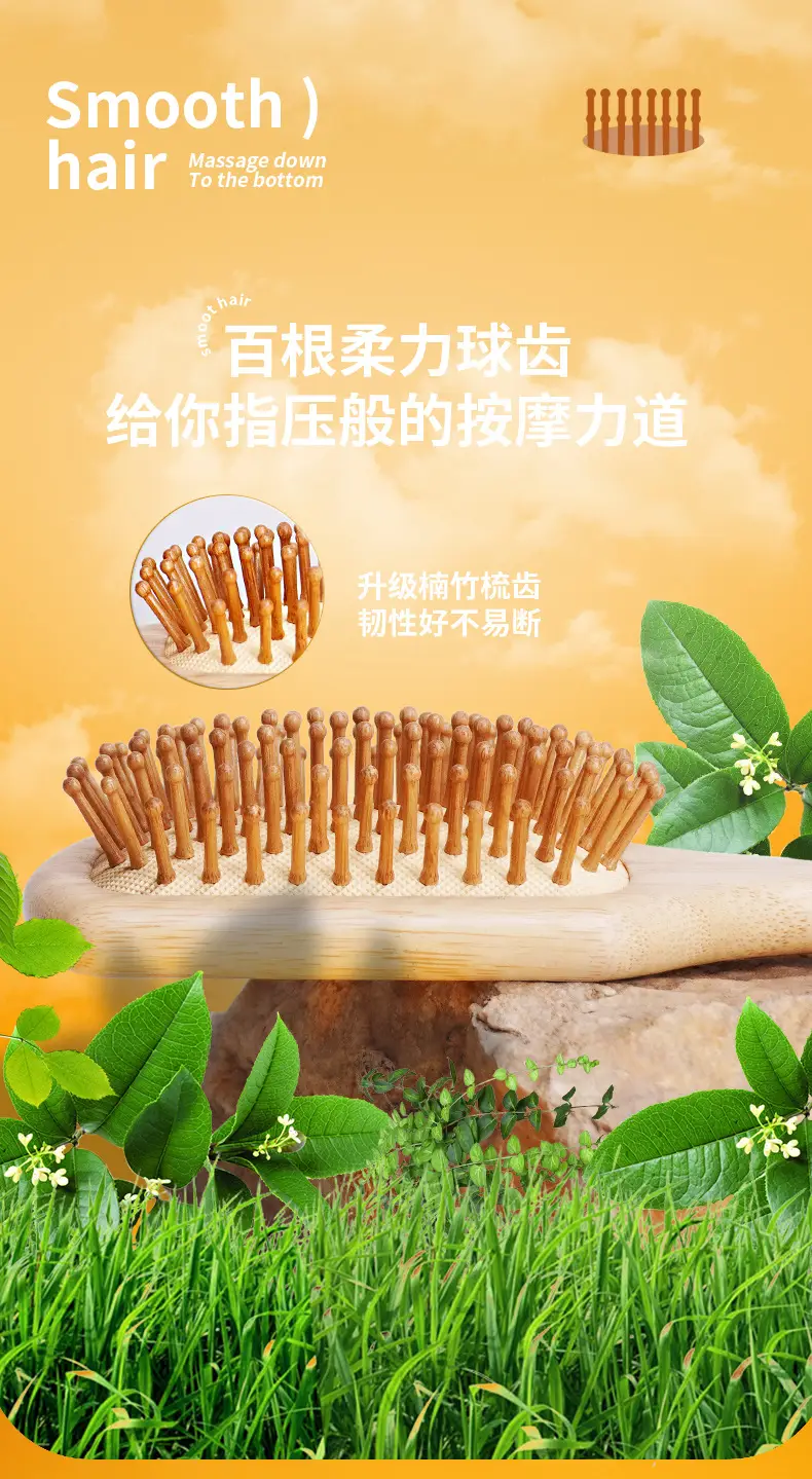 Mini Wooden Air Massage Comb for Women — feature 7