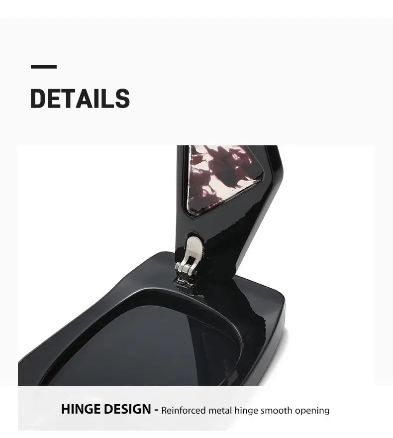 Men & Women European Sunglasses Black Rhinestone Fashion — feature 17