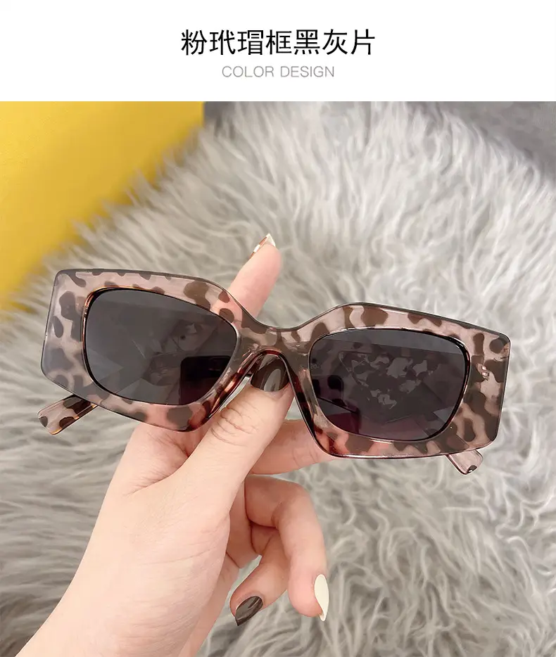 Men & Women European Sunglasses Black Rhinestone Fashion — feature 34