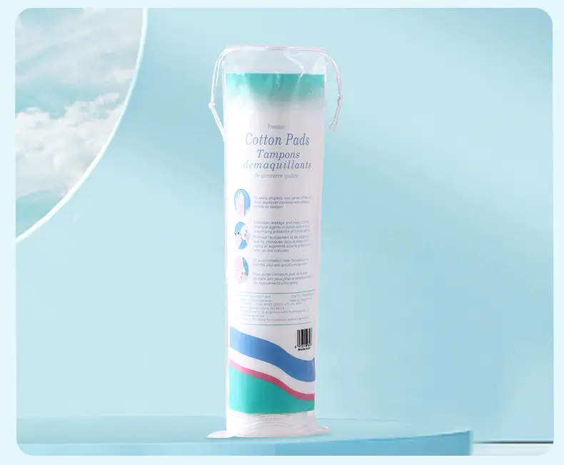 Double Sided Cotton Makeup Remover Sheet 6cm — feature 25