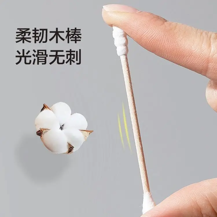 Double-Headed Cotton Ear Popping Swabs 100 Pack - Image 8