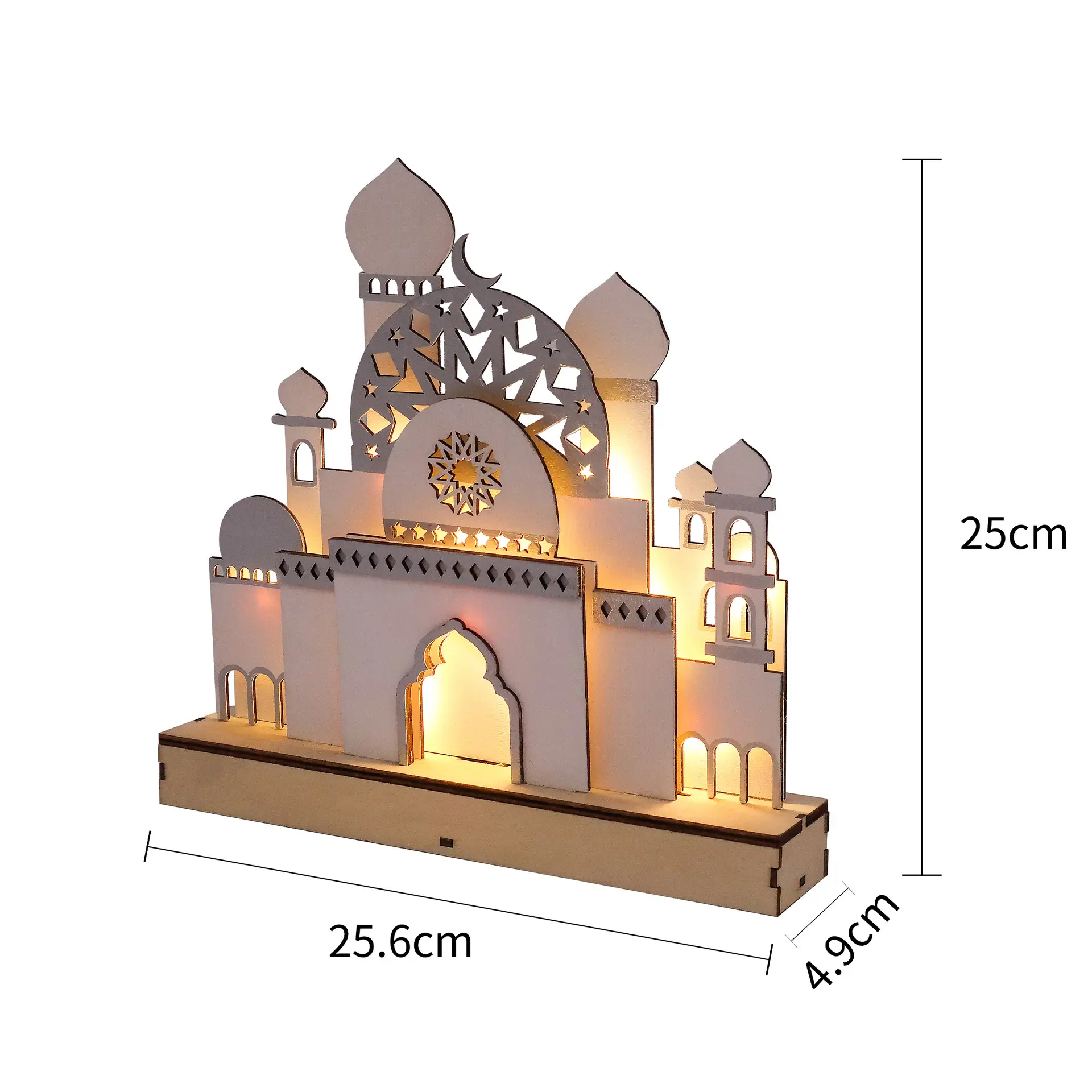 Wooden Islamic Mosque Lamp for Bedroom Decor - Image 8