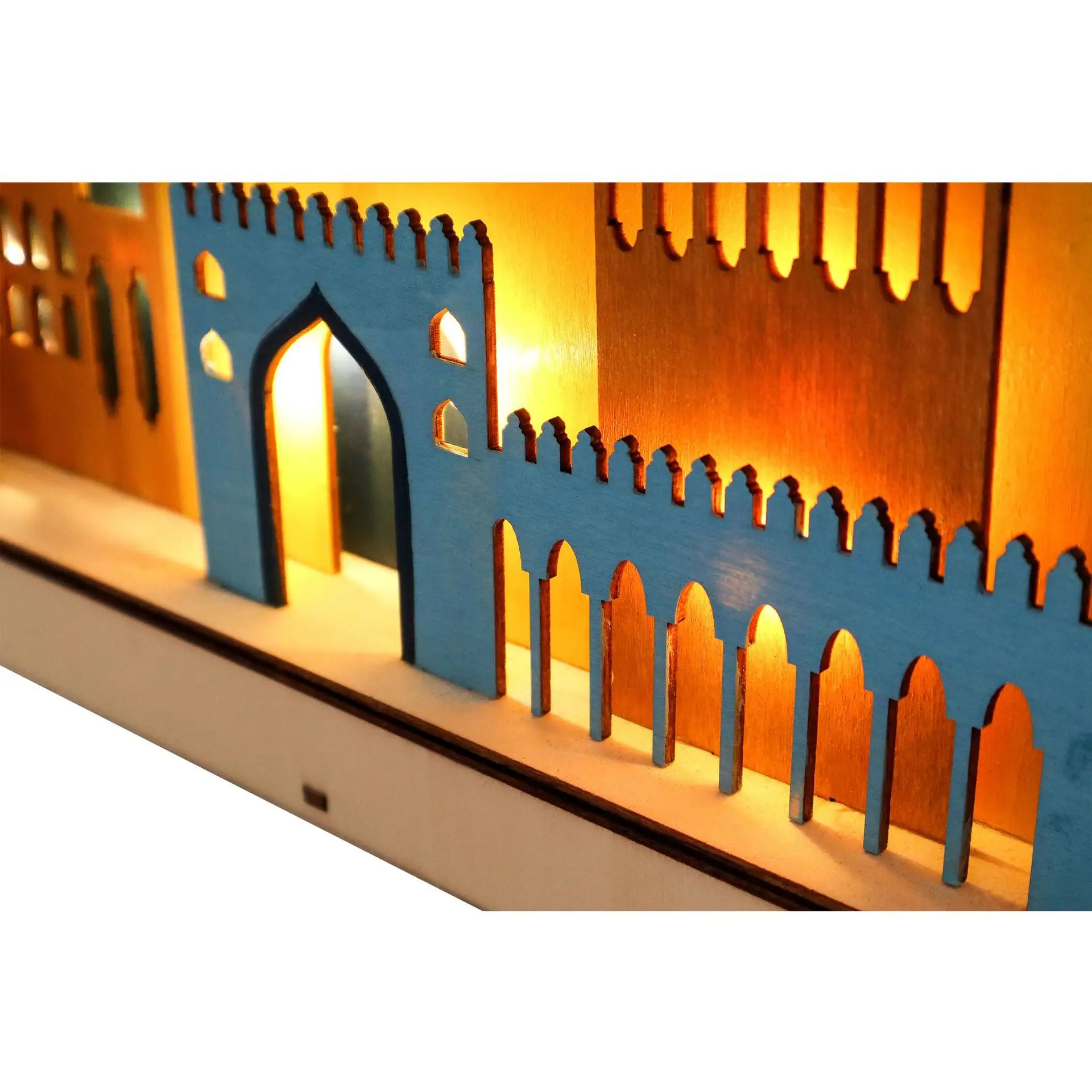 Wooden Islamic Mosque Lamp for Bedroom Decor — feature 11