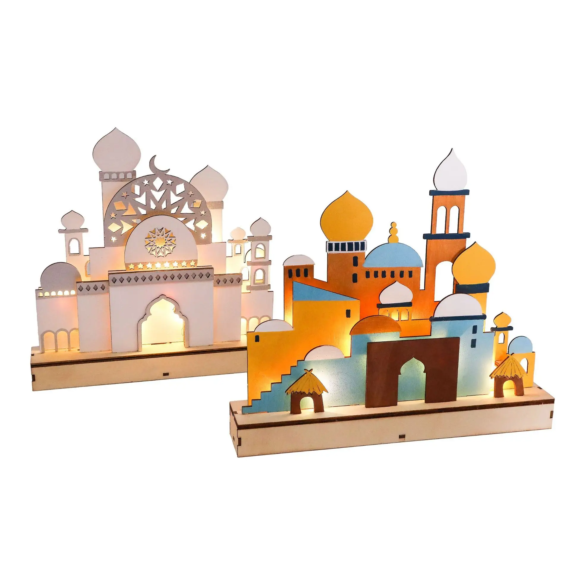 Wooden Islamic Mosque Lamp for Bedroom Decor — feature 3