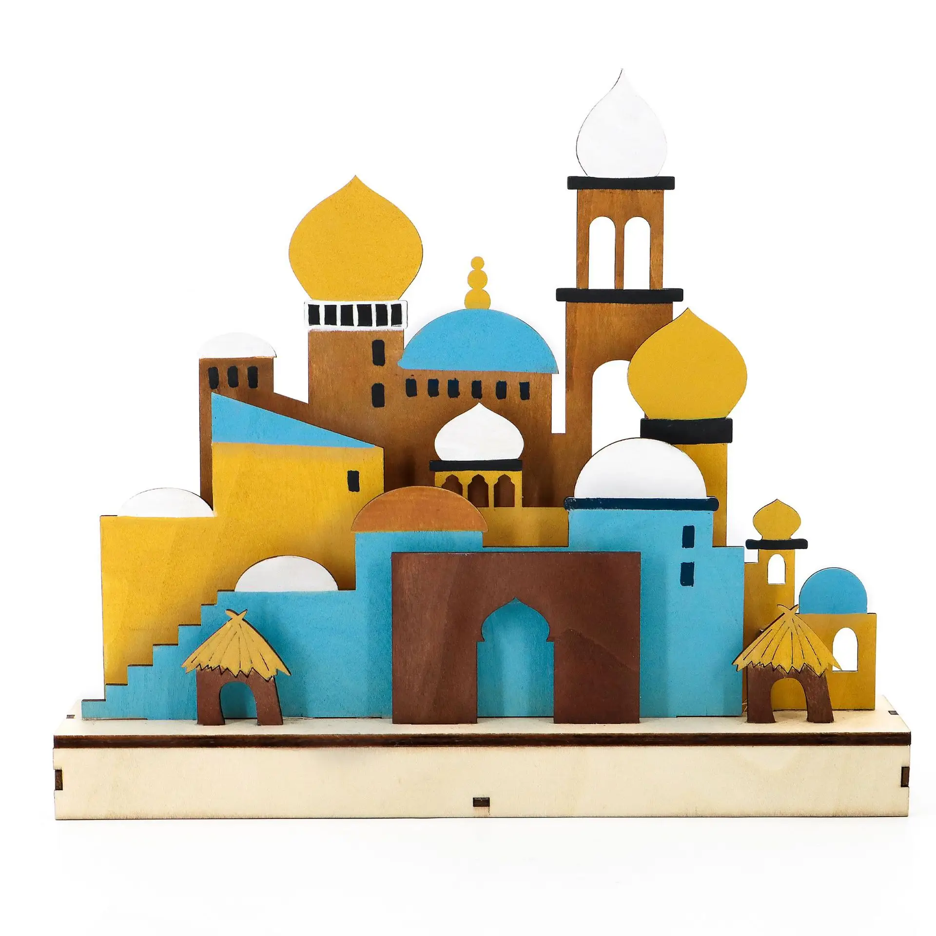 Wooden Islamic Mosque Lamp for Bedroom Decor — feature 5