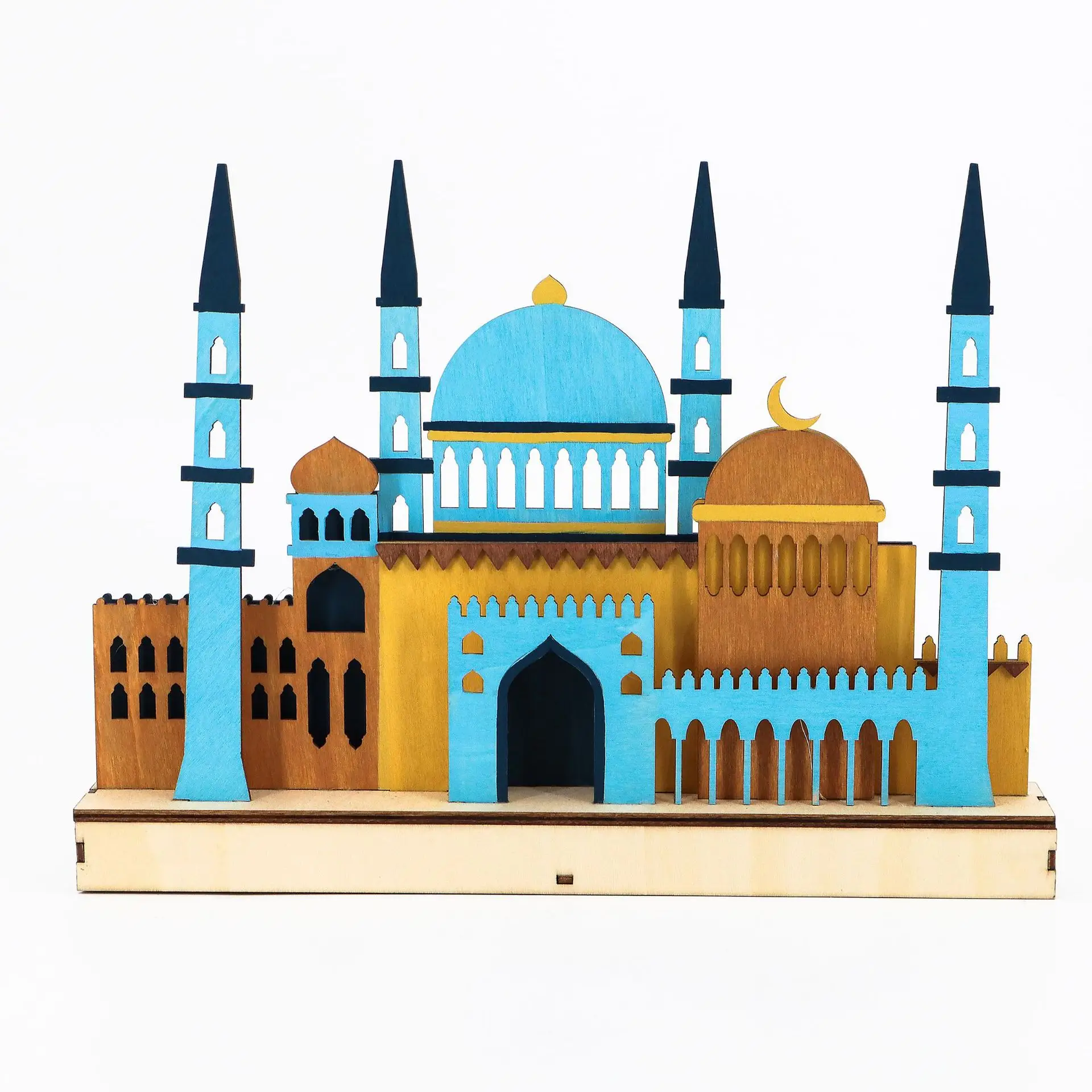 Wooden Islamic Mosque Lamp for Bedroom Decor — feature 6