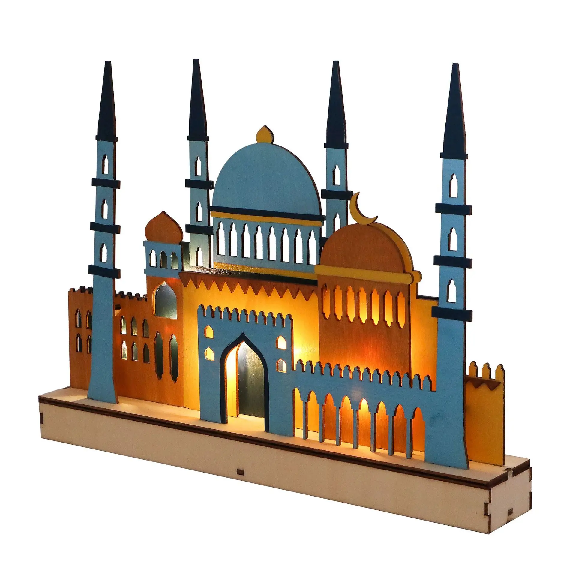Wooden Islamic Mosque Lamp for Bedroom Decor — feature 7