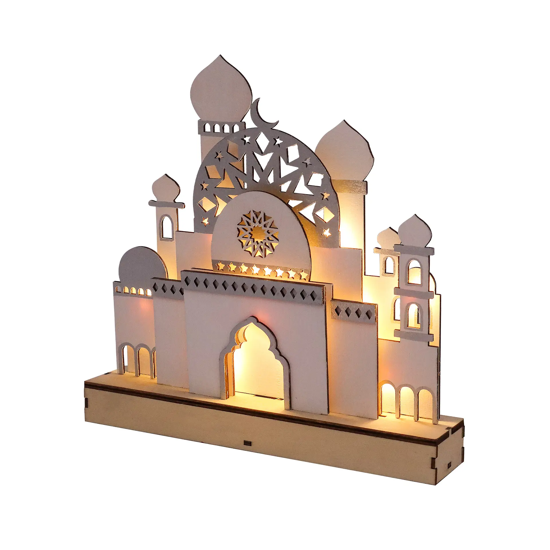 Wooden Islamic Mosque Lamp for Bedroom Decor — feature 8