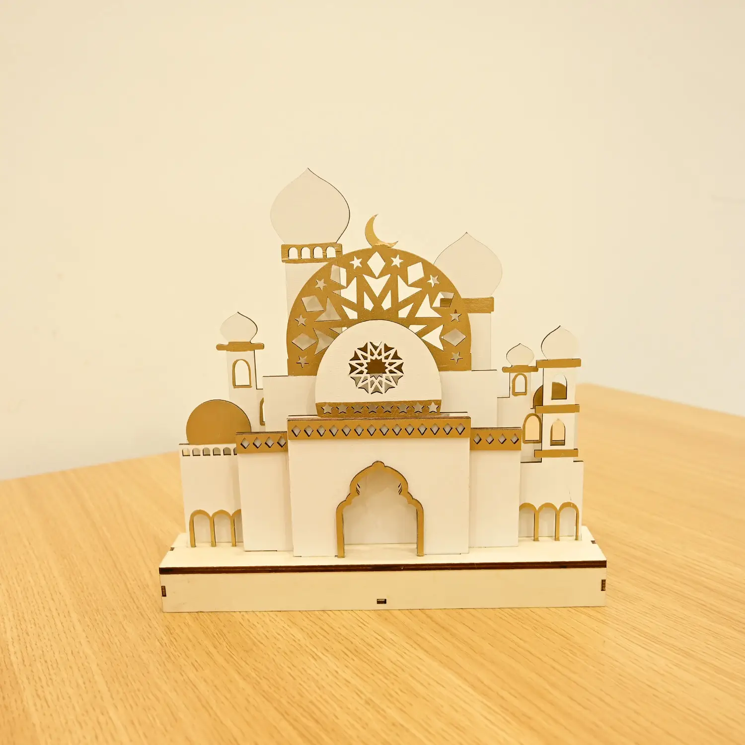 Wooden Islamic Mosque Lamp for Bedroom Decor - Image 4
