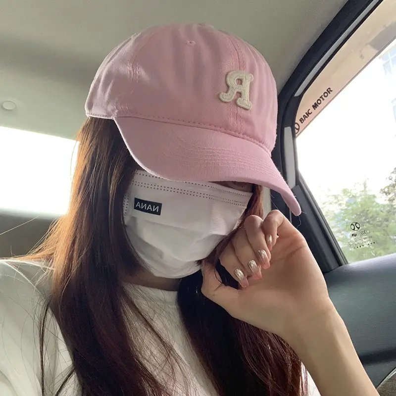 Green Women's Pink Baseball Cap with Logo Spring Autumn - Image 11