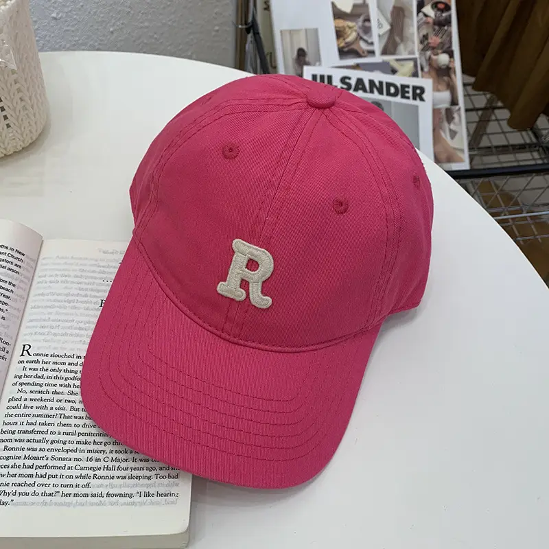 Green Women's Pink Baseball Cap with Logo Spring Autumn - Image 8