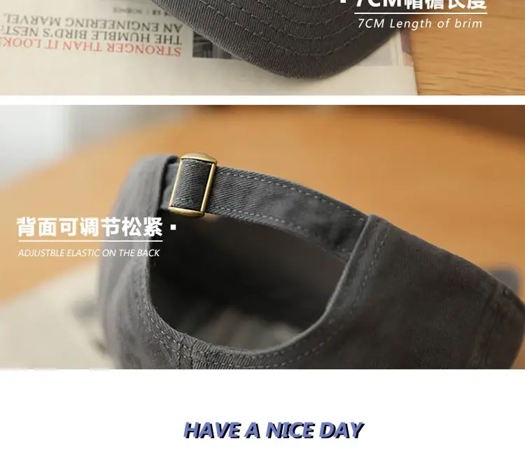 Big Head Cap Men Women Japanese Retro Casual All Match Street Fashion Brand Baseball Cap Plus Size — feature 10