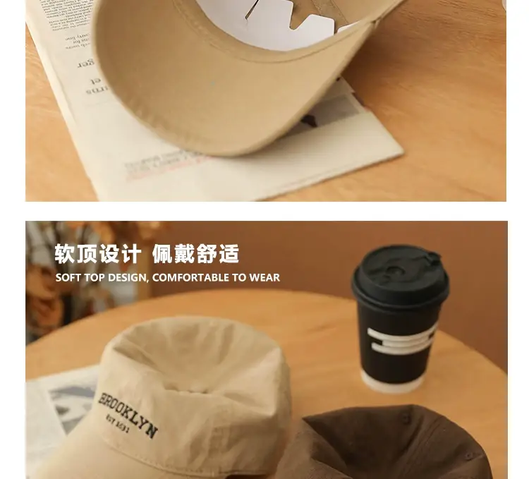 Big Head Cap Men Women Japanese Retro Casual All Match Street Fashion Brand Baseball Cap Plus Size — feature 8
