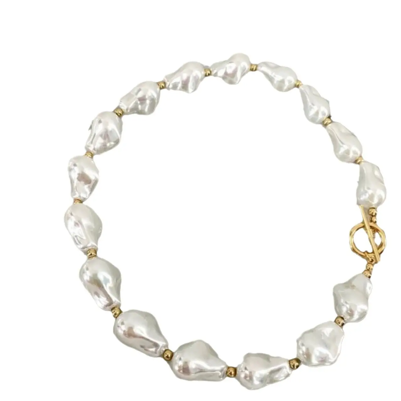 2022 New Year's Birth Year Pearl Buckle Necklace - Image 5