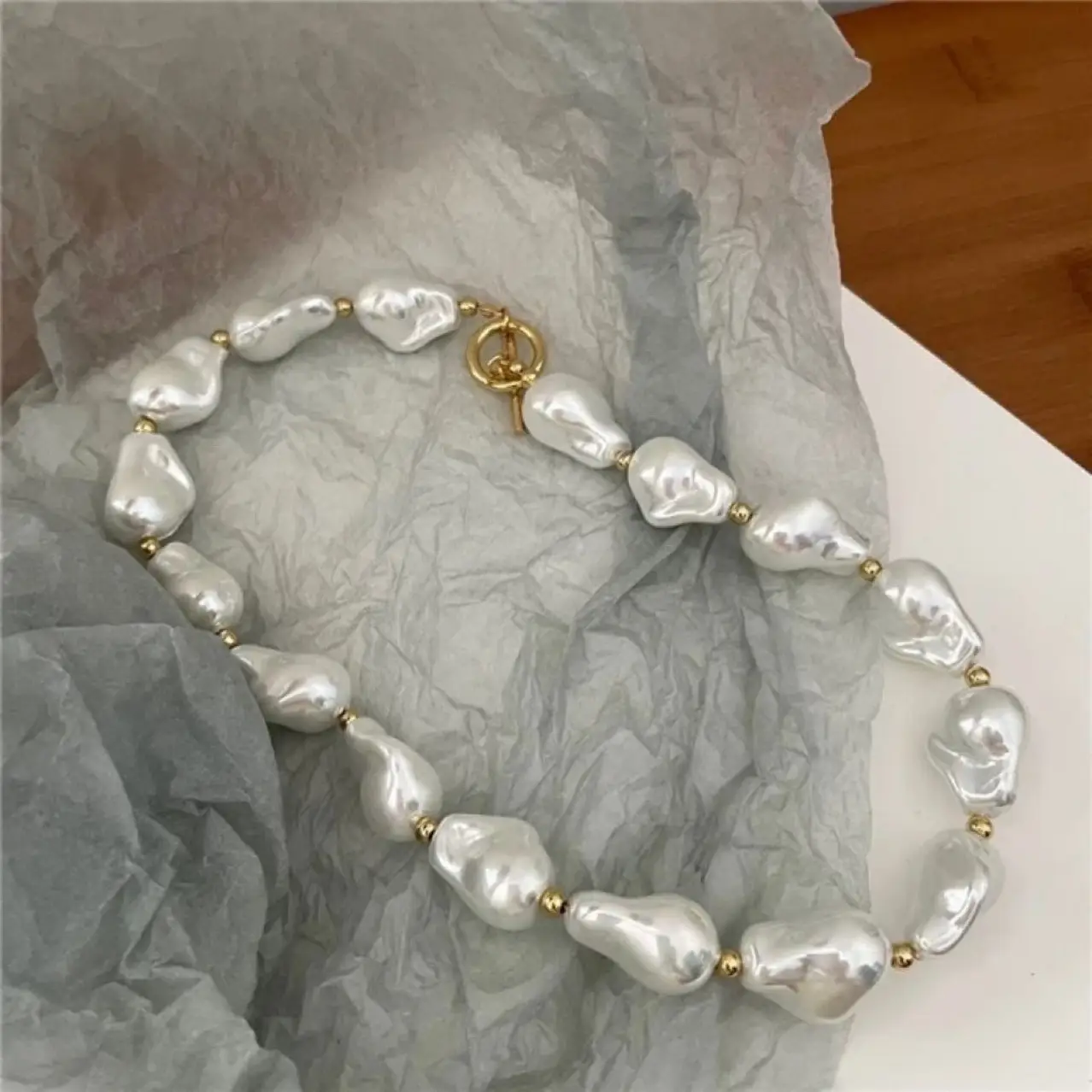 2022 New Year's Birth Year Pearl Buckle Necklace — feature 8