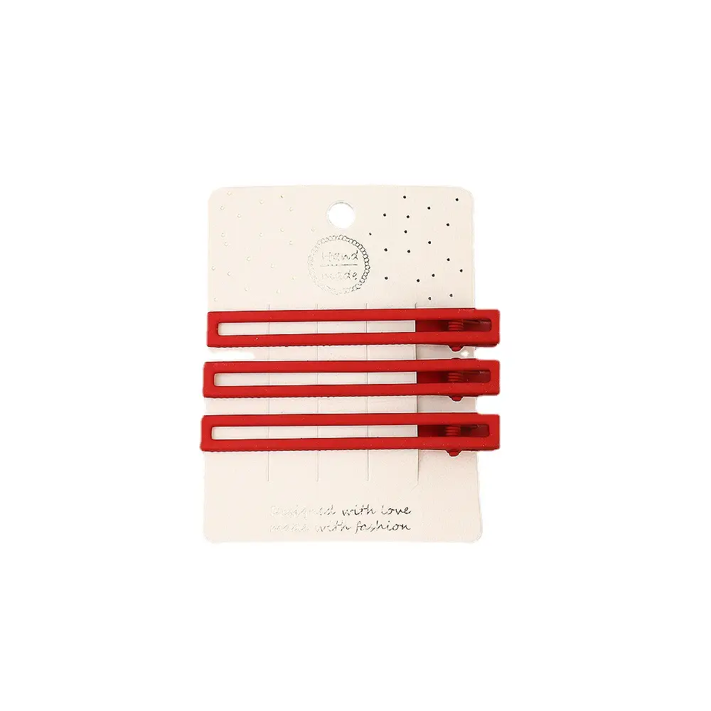 Red Cross-Border Hair Clips for Girls - Image 24