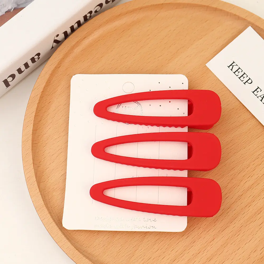 Red Cross-Border Hair Clips for Girls - Image 19