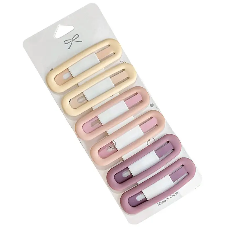 New Morandi Color Series BB Clip for Women's Hair