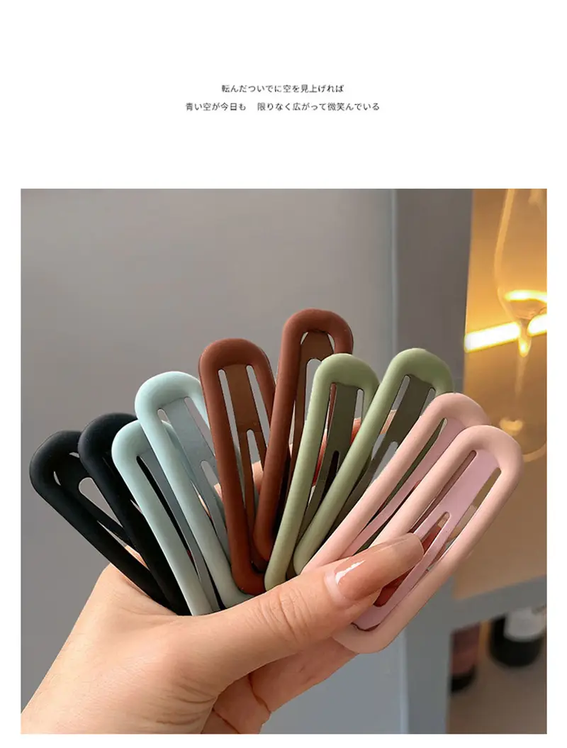 New Morandi Color Series BB Clip for Women's Hair — feature 32