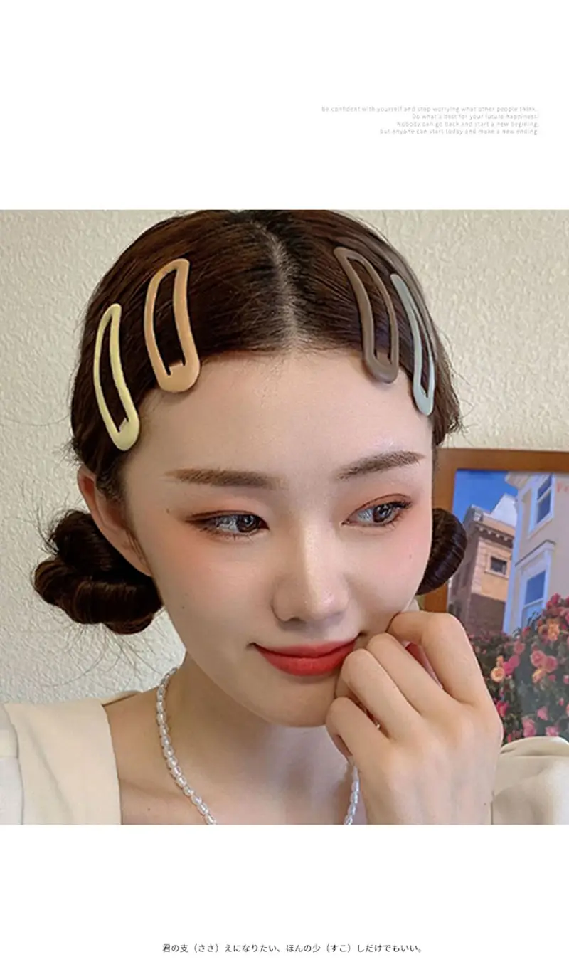 New Morandi Color Series BB Clip for Women's Hair — feature 33