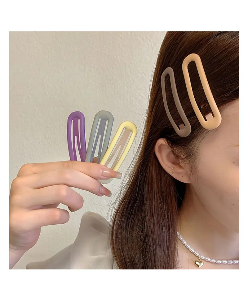 New Morandi Color Series BB Clip for Women's Hair — feature 34