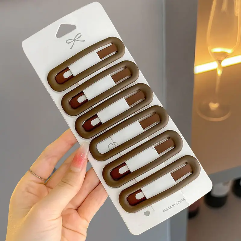 New Morandi Color Series BB Clip for Women's Hair