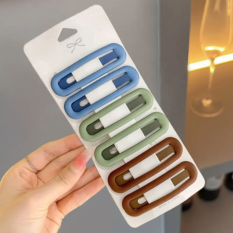 New Morandi Color Series BB Clip for Women's Hair