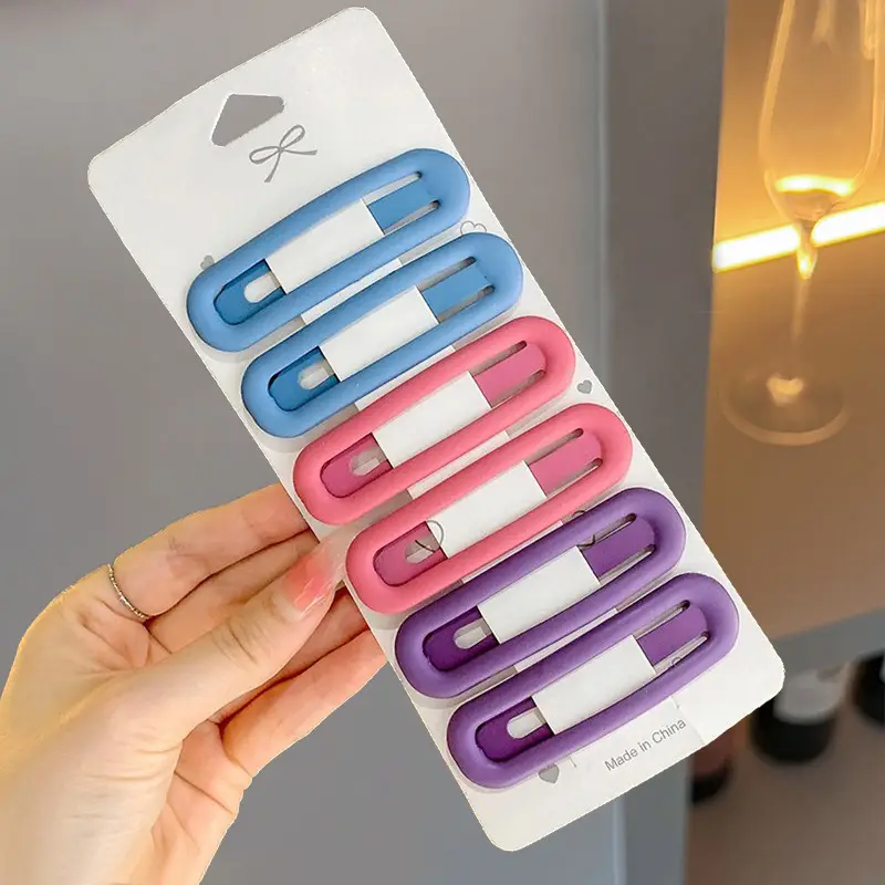 New Morandi Color Series BB Clip for Women's Hair