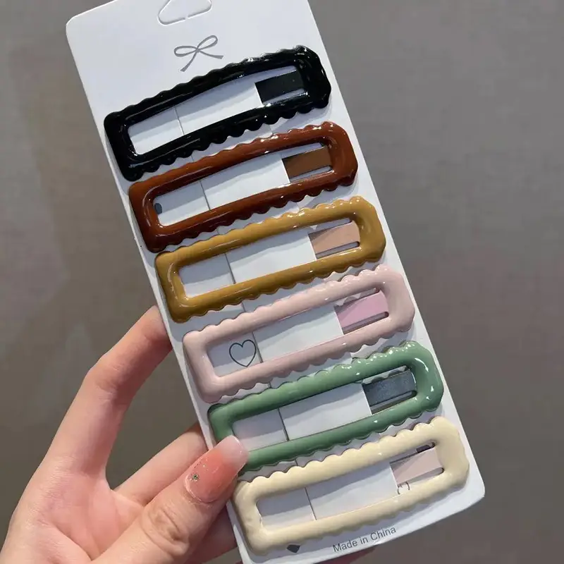 New Morandi Color Series BB Clip for Women's Hair