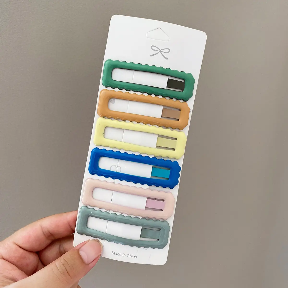 New Morandi Color Series BB Clip for Women's Hair
