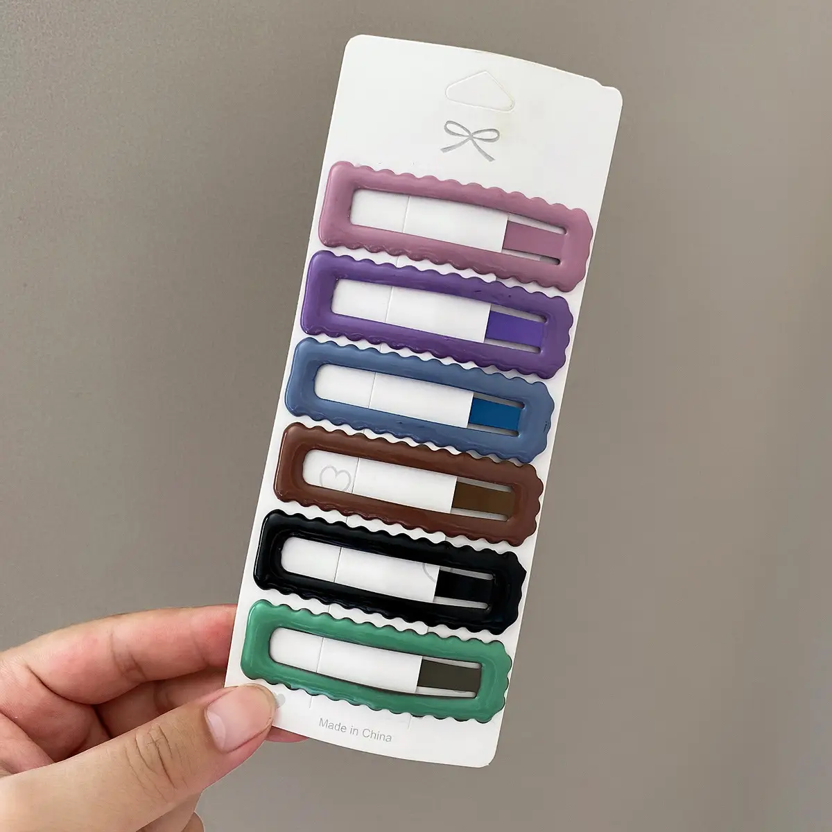 New Morandi Color Series BB Clip for Women's Hair