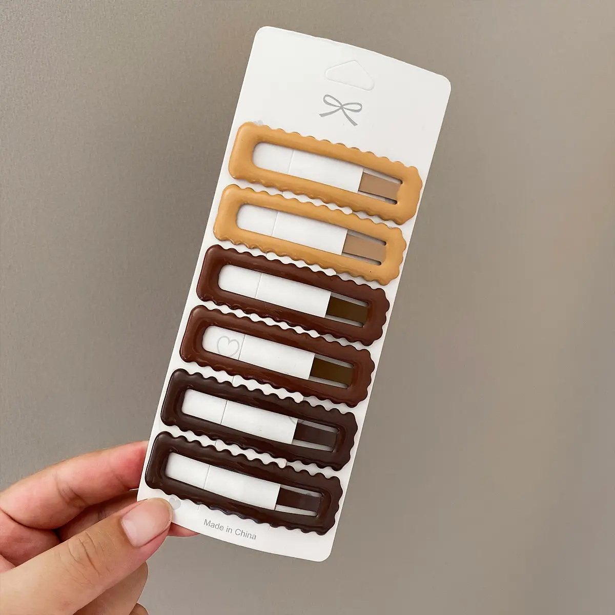 New Morandi Color Series BB Clip for Women's Hair
