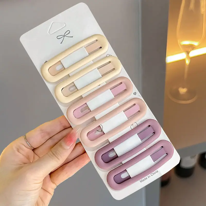 New Morandi Color Series BB Clip for Women's Hair
