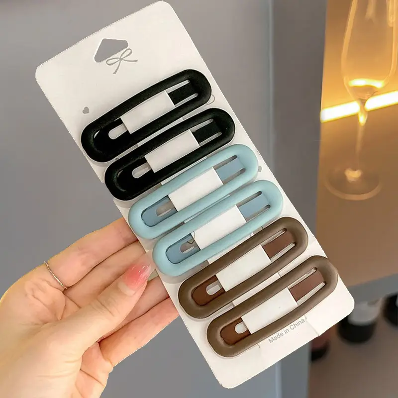 New Morandi Color Series BB Clip for Women's Hair