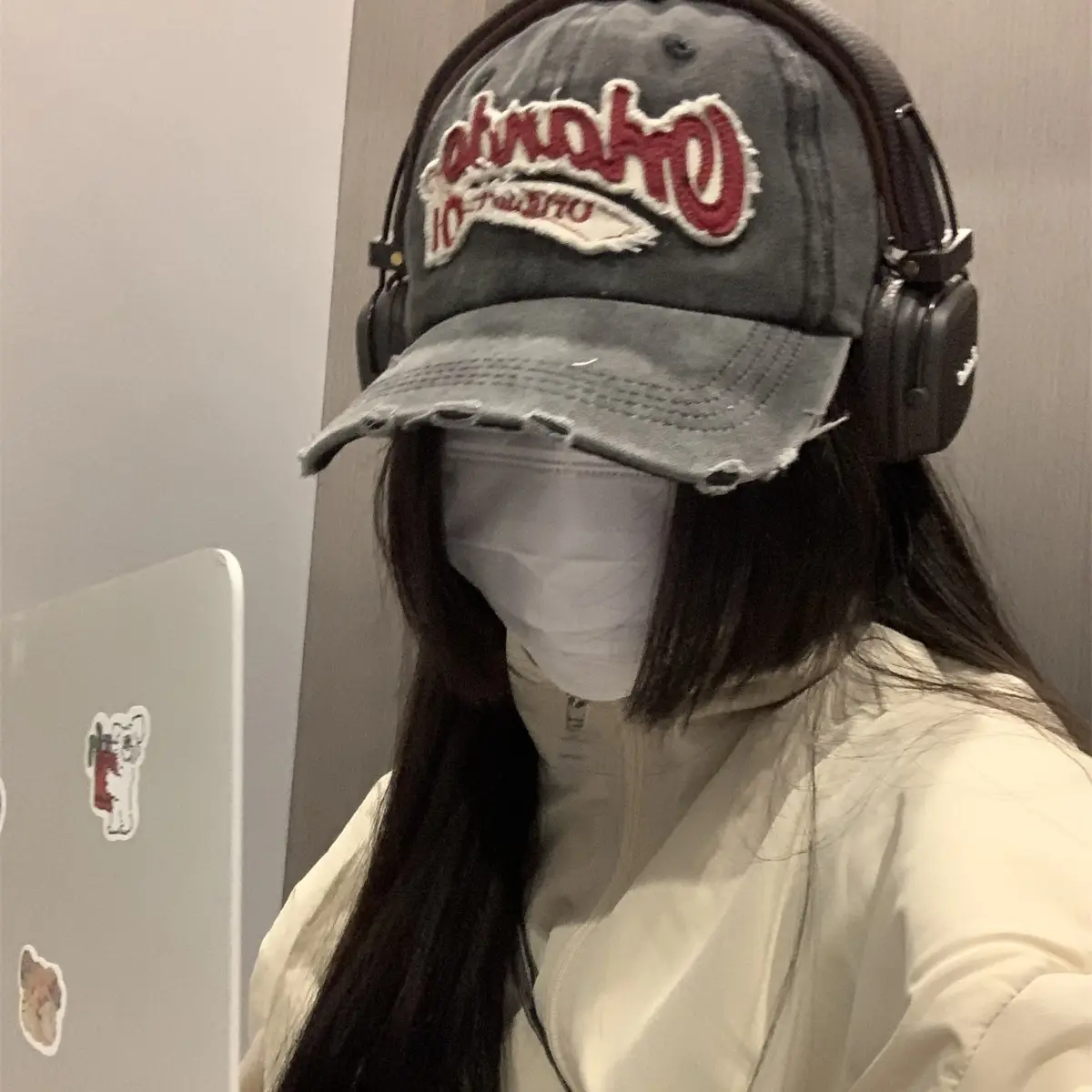 Vintage Ripped Cap "Wando Original" Embroidered
