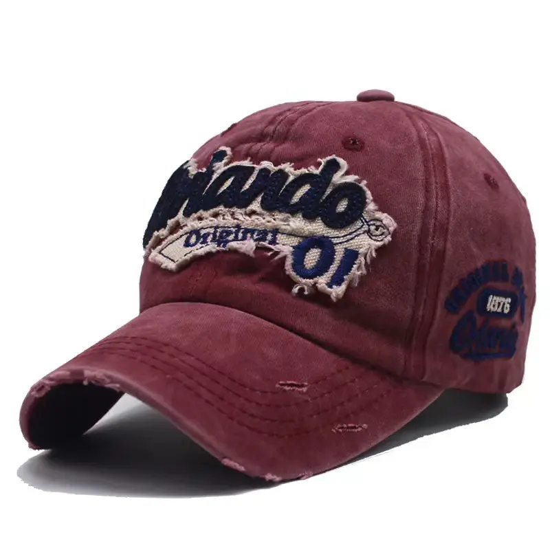 Vintage Ripped Cap "Wando Original" Embroidered - Image 2