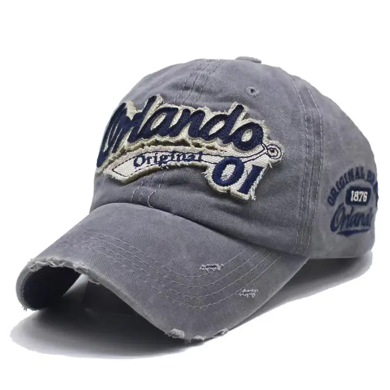 Vintage Ripped Cap "Wando Original" Embroidered - Image 4