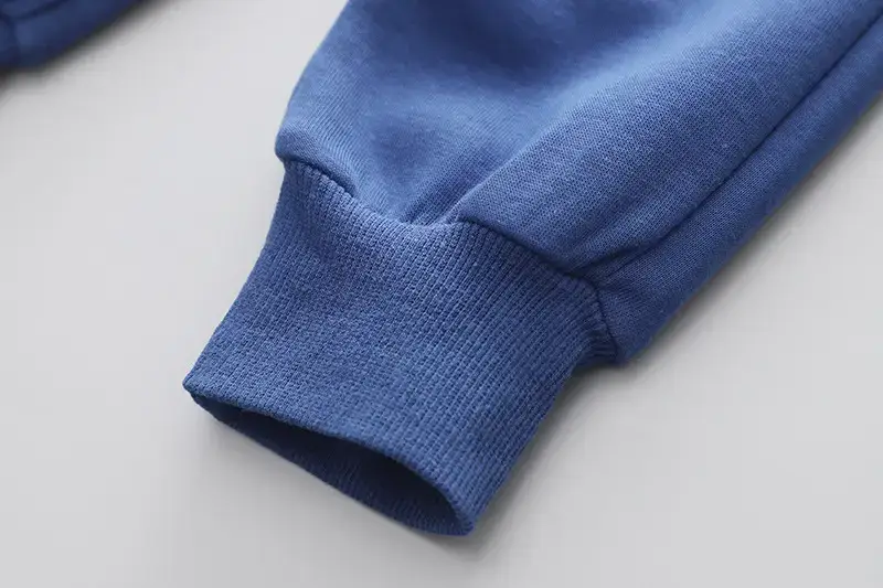 Boys Striped Sweatshirt Set Blue White Kids 2-Piece — feature 13