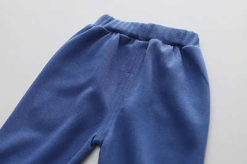 Boys Striped Sweatshirt Set Blue White Kids 2-Piece — feature 15
