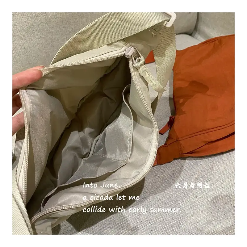 Blue Nylon Crossbody Bag for Students Women — feature 22