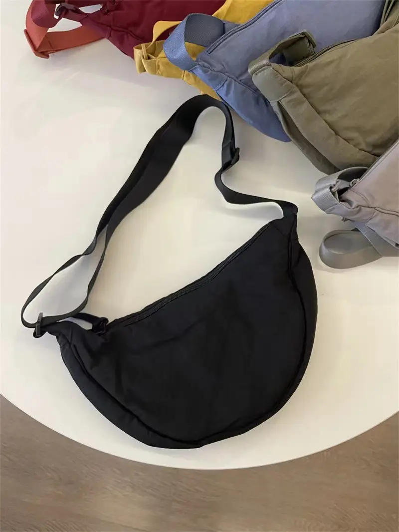 Blue Nylon Crossbody Bag for Students Women — feature 23
