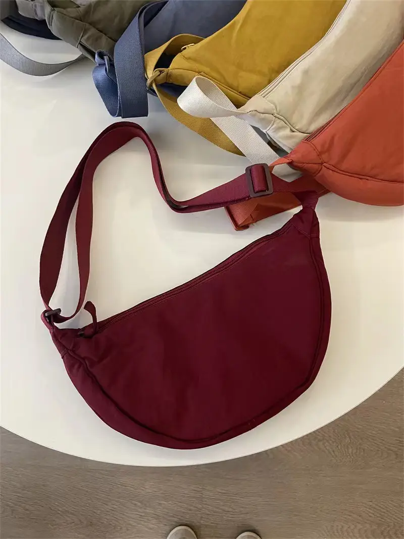 Blue Nylon Crossbody Bag for Students Women — feature 24