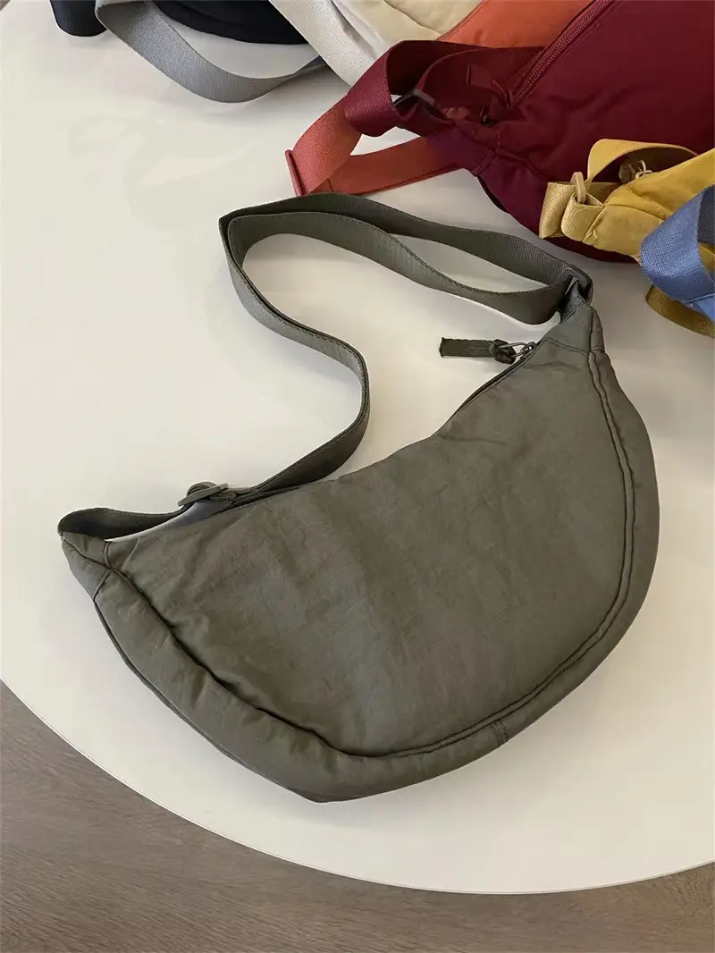 Blue Nylon Crossbody Bag for Students Women — feature 27