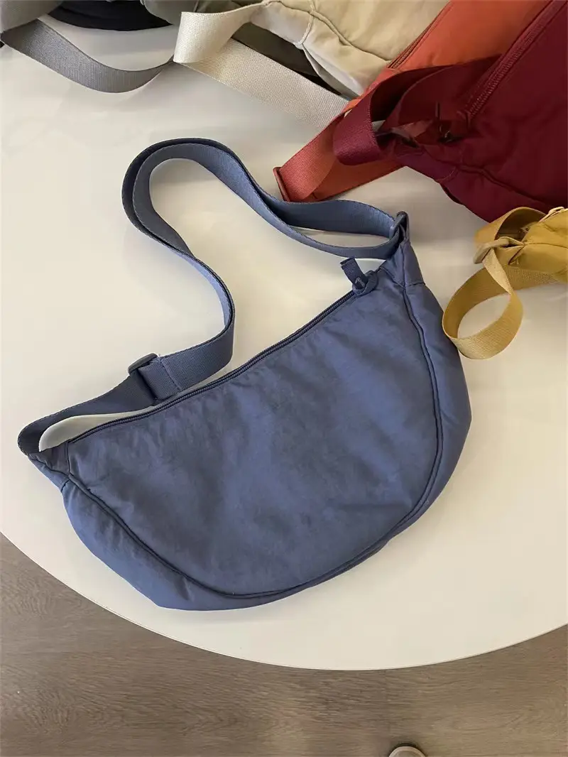 Blue Nylon Crossbody Bag for Students Women — feature 28