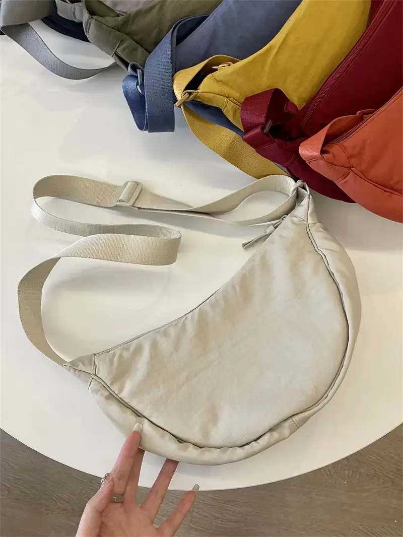 Blue Nylon Crossbody Bag for Students Women — feature 29