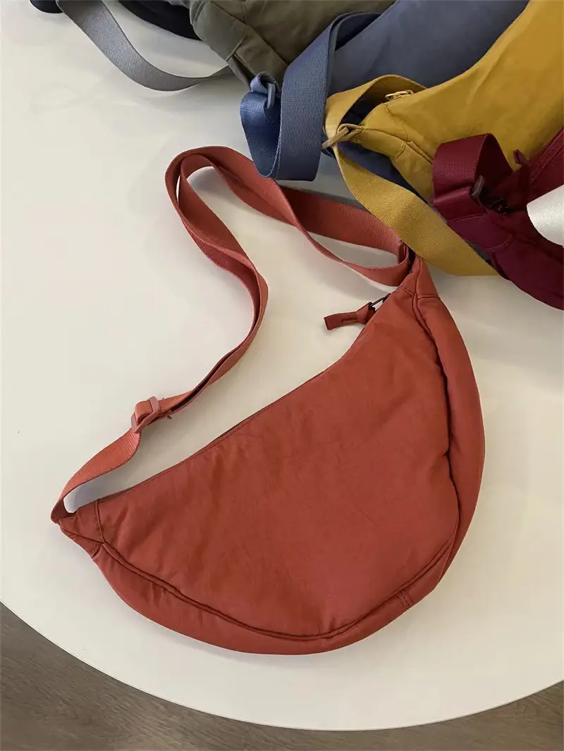 Blue Nylon Crossbody Bag for Students Women — feature 30